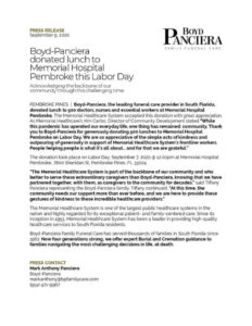 Press Release 2 | Boyd-Panciera Family Funeral Care